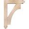 Ekena Millwork Westlake Arts and Crafts Smooth Bracket w/ Offset Brace, Douglas Fir, 5 1/2"W x 22"D x 30"H BKT0604X22X30WTL03SDF - alternate 2